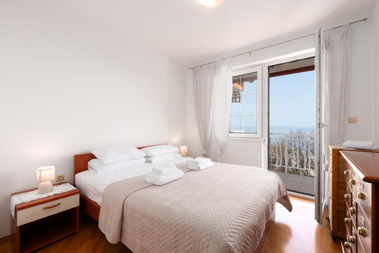Cozy Apartment Bosnjak Near Opatija, With Sea View Terrace, Air Condition, Free Private Parking Ичичи Экстерьер фото